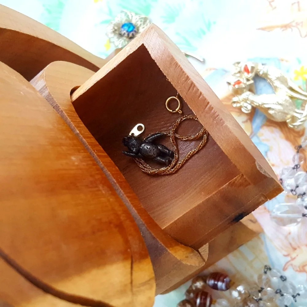 Wooden Trinket Jewelry Box